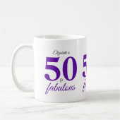 Mug 50 Et Fabuleux Violet (Gauche)