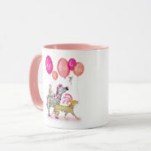 Mug 50 et Fabulous glamour animaux d'anniversaire tass (Devant gauche)
