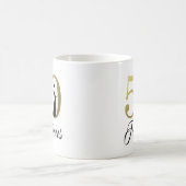 Mug 50 et Fabulous Gold Foil 50e anniversaire (Centre)