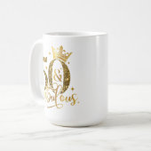 Mug 50 et Fabulous Gold Shimmer Anniversaire (Devant gauche)