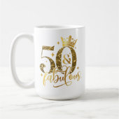 Mug 50 et Fabulous Gold Shimmer Anniversaire (Gauche)