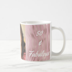 Mug 50 et Fabulous Photo Pink Zebra