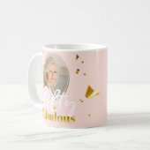 Mug 50 et Fabulous Pink Glam 50e anniversaire (Devant gauche)