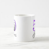 Mug 50 et Fabulous Purple Foil 50e anniversaire (Centre)