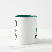 Mug 50 et toujours Swing, Funny 50e Anniversaire Golfe (Centre)