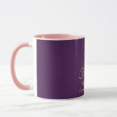Mug 50 fabuleux nom pourpre (Gauche)