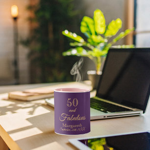 Mug 50 fabuleux nom pourpre