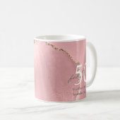 Mug 50 Fabuleux Rose Gold Parties scintillant moderne  (Devant droit)