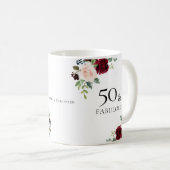 Mug 50 & Fabulous Womans 50th Birthday Party cadeau (Devant droit)