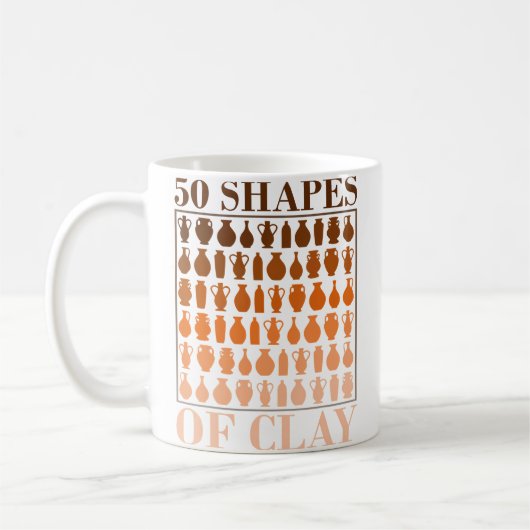 Mug 50 Formes D'argile - Fan de Poterie (Gauche)
