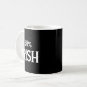 Mug 50% Half Irish Shirt, St Patricks Day  (Devant gauche)