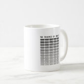 Mug 50 nuances de gris (Devant droit)