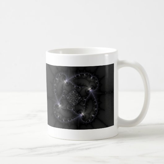 Mug 50 Nuances De Gris - Art Fractal (Droite)