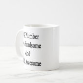 Mug 50 plombier 50 beau et 100 impressionnants (Devant gauche)