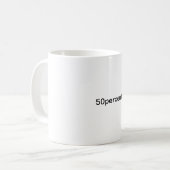 Mug 50 pour cent 2 (Devant gauche)