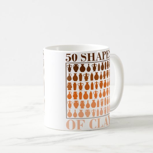 Mug 50 Shapes Of Clay - Pottery Fan (Devant droit)