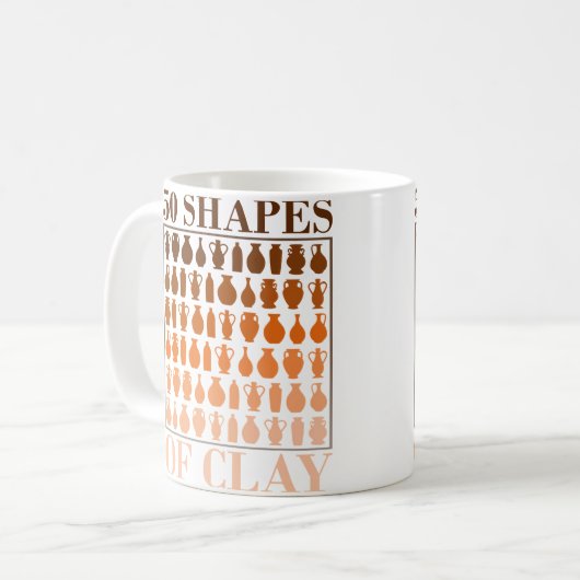 Mug 50 Shapes Of Clay - Pottery Fan (Devant gauche)