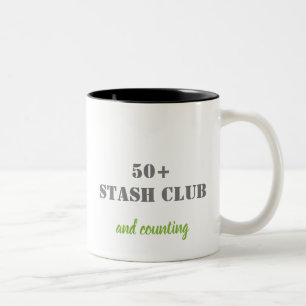 Mug - 50+ Stash Club Tweekleurige Koffiemok