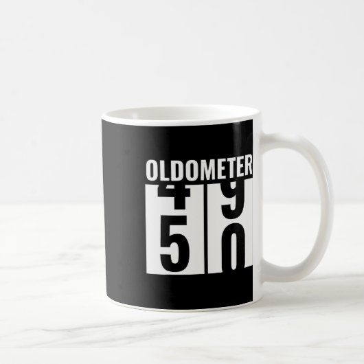 Mug 50e 50 Anniversaire Drôle Cadeau Hommes Femmes Old (Droite)