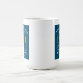 Mug 50e anniversaire 1971 Blue Gold pour sa personnali (Centre)