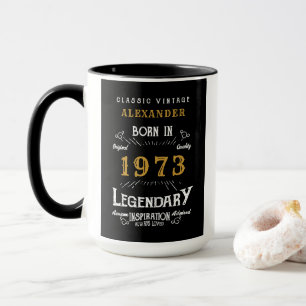 Mug 50e anniversaire 1973 Concevez votre propre Vintag