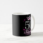 Mug 50e anniversaire. 50 et femmes fabuleuses, dames (Devant droit)