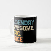 Mug 50e anniversaire cadeau année personnalisée (Devant gauche)