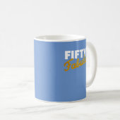 Mug 50e anniversaire Cadeau Cinquante Fabuleux (Devant droit)