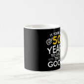 Mug 50e anniversaire Cadeau pris M.e 50 ans 50 ans (Devant droit)