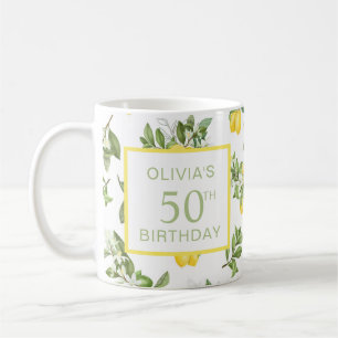 Mug 50e anniversaire Citron Citrus Botanique