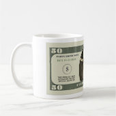 Mug 50e anniversaire de la facture de 50 dollars (Gauche)