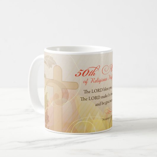 Mug 50e anniversaire de la profession religieuse, Nun (Devant gauche)