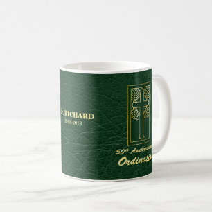 Mug 50e anniversaire de l'Ordination Green sur mesure