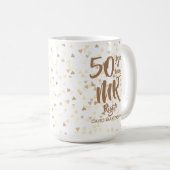 Mug 50e anniversaire de Mariage d'or de M. Right Fun (Devant droit)