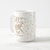 Mug 50e anniversaire de Mariage d'or de M. Right Fun (Devant gauche)
