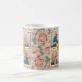 Mug 50e anniversaire de Mariage Floral Gold Photo (Centre)