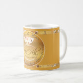 Mug 50e anniversaire de Mariage Rose (Devant droit)