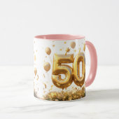 Mug 50e anniversaire d'or (Devant droit)
