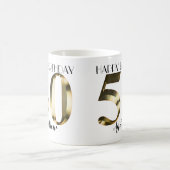 Mug 50e anniversaire d'or métallique (Centre)