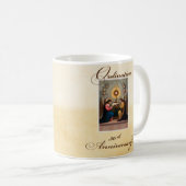 Mug 50e anniversaire d'ordination Anges à l'autel (Devant droit)