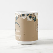 Mug 50e anniversaire du Mariage de fleurs rustiques (Centre)