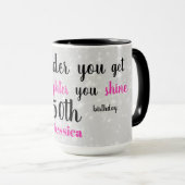 Mug 50e anniversaire joyeux (Devant droit)