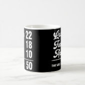 Mug 50e anniversaire Look 22 Feels 18 Actes 10 50 Year (Centre)