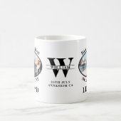 Mug 50e anniversaire Monogramme Photo (Centre)