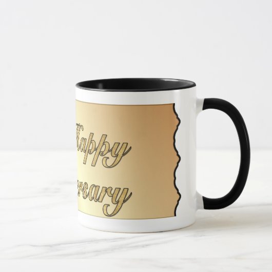 Mug 50e anniversaire - Or (Droite)