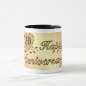 Mug 50e anniversaire - Or (Centre)