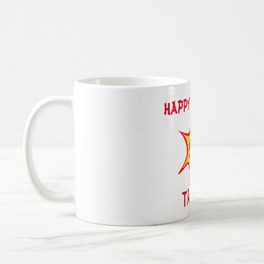 Mug 50e anniversaire Superhero Thème (Gauche)