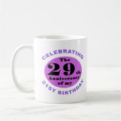 Mug 50e Humour d'anniversaire (Gauche)