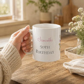 Mug 50th Birthday Party Wildflower