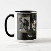 Mug 50th Wedding Anniversary Infinity Photo Collage (Gauche)